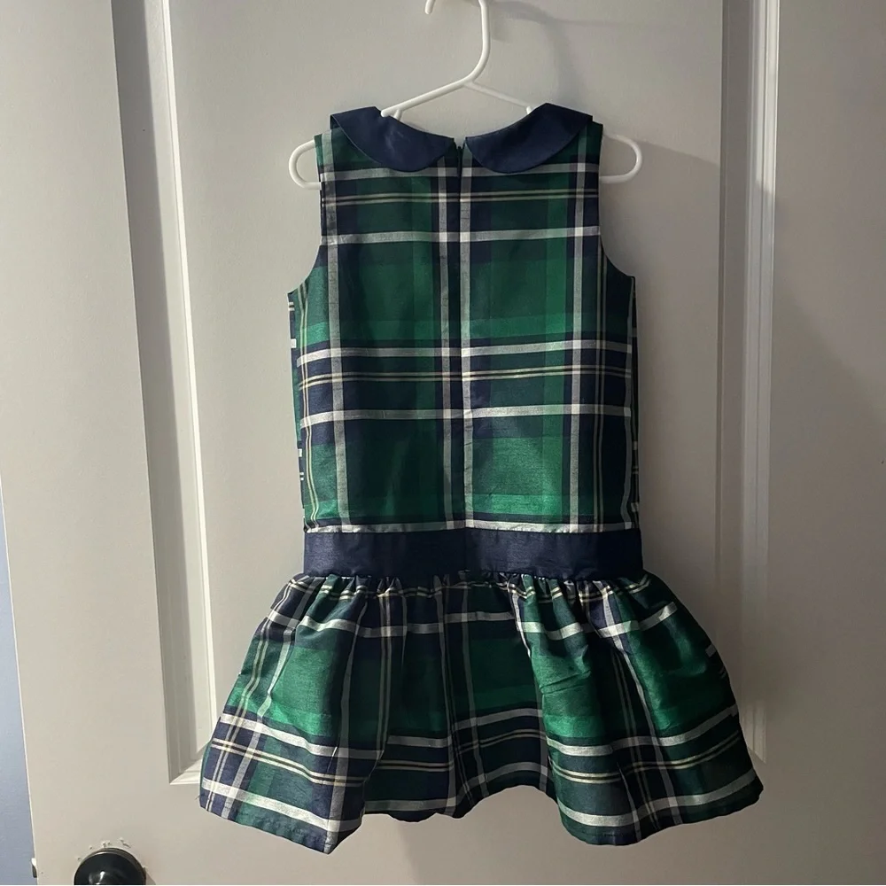 Gymboree Green and Blue Plaid Kids Dress